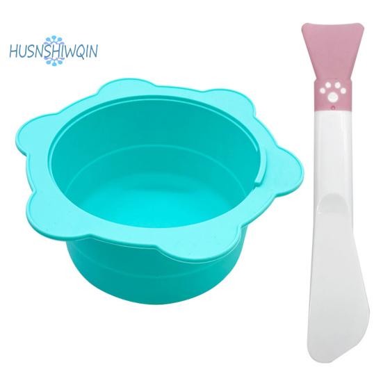 

Подкладка для подогрева воска с лопаткой - прозрачная чешуя, форма цветка, антипригарное покрытие, многоразовое использование, замена нагревателя расплава воска мятный зеленый