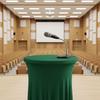 Elastic Height Stretch Round Tablecloth Long Drape Bar Counter Cover Bar Table Cover  Wedding