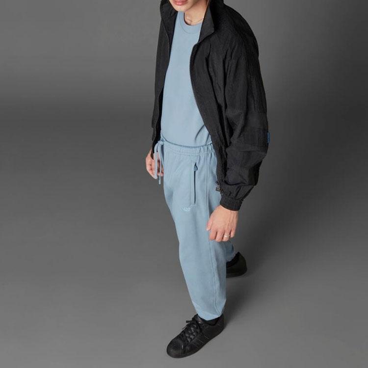 Adidas Originals Trefoil Logo Solid Joggers Men Bottoms Blue HD4817