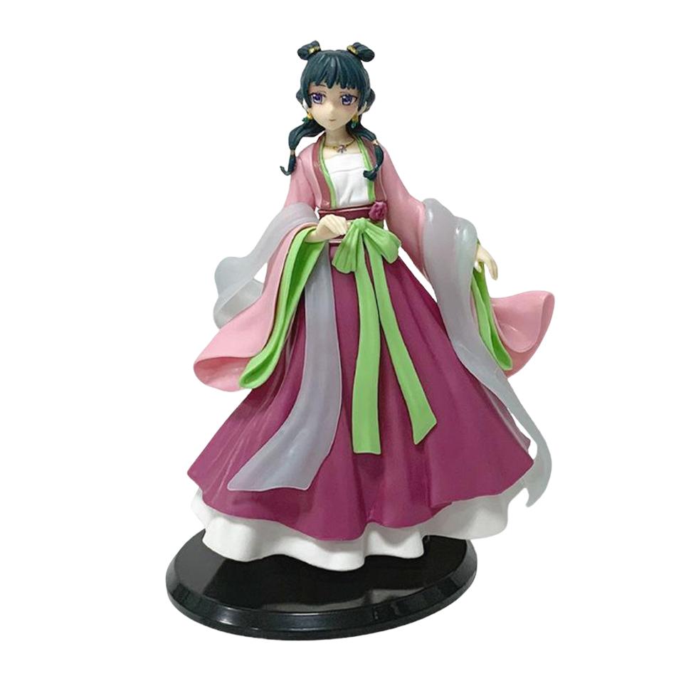 

Anime 18Cm Figure The Apothecary Diaries Maomao Jinshi Figure Anime Cute Kawaii Sitting Toys Desktop Car Ornaments Model Toys Gifts