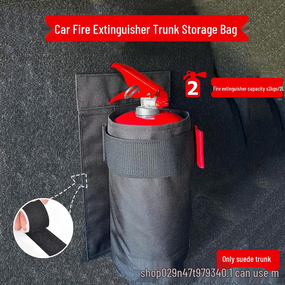 Organizzatore per Estintore da Auto con Attacco a Velcro Magico