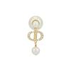 Dior Tribales Pearl Star Rhinestone Resin Imitation Crystal Metal Earrings Women Earrings E1811TRICY-D301