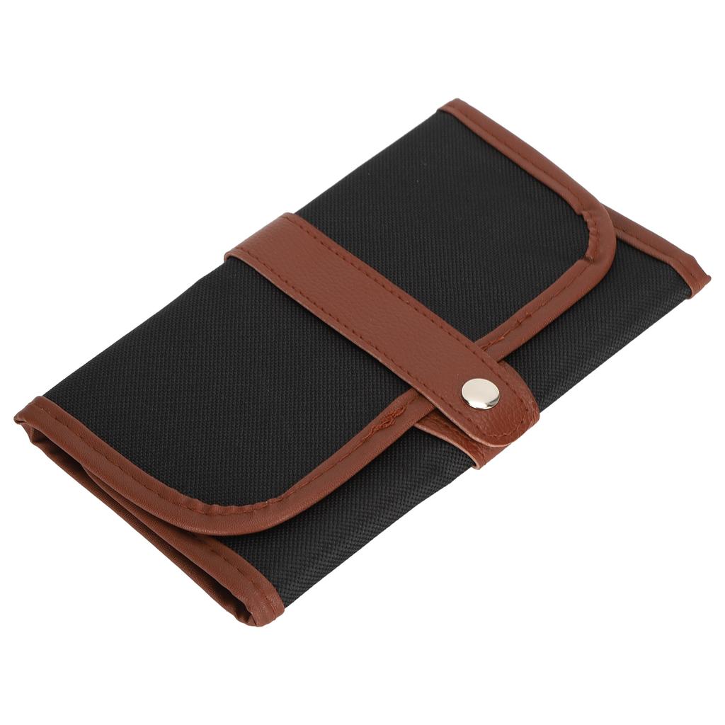 Pen Wrap Roll Pencil Case Canvas Bag Pouch Painting Tools Storage Stationery School Supplies