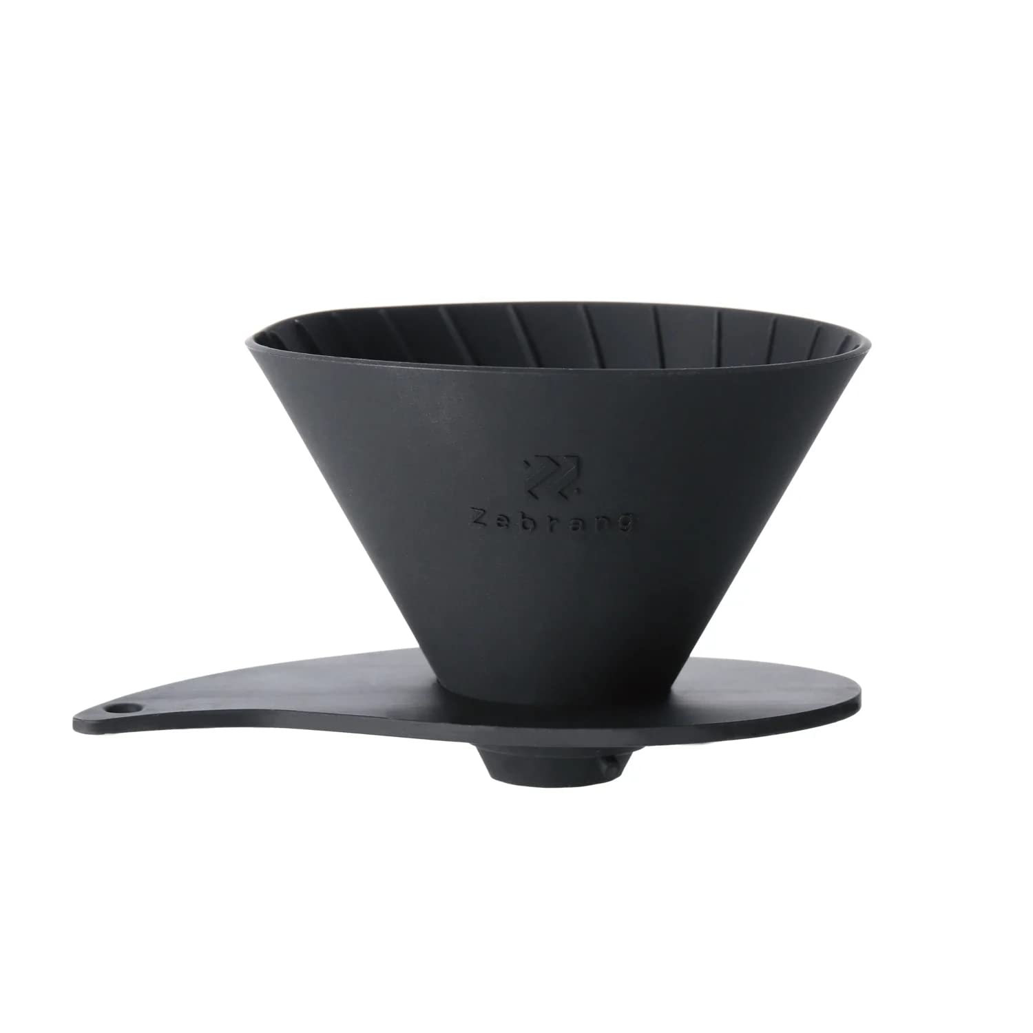 Zebrang V60 Flat Dripper 01 PLUS perfect for outdoor Serving cups of and Portable coffee ZB-VDF-01B, lightweight, portable, pocket-sized, camping. 1-2