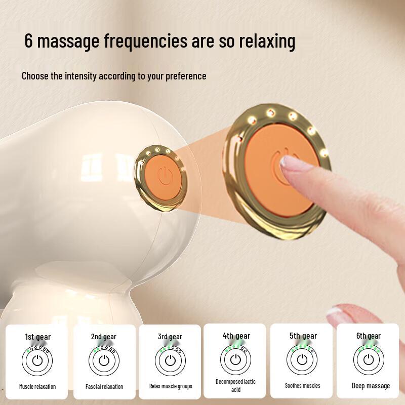 HEZHENG Mini Fascia Massage Gun CN plug (adapter included)
