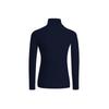 Women's Elegant Purple Long-sleeved T-shirt, Elastic and Comfortable Fit, Casual and Comfortable for All Seasons