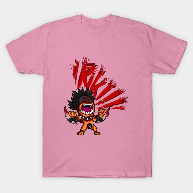 T-Shirt Damen Bloody Rage Harajuku Print Kawaii T-Shirt Sommer Kurzarm Damen T-Shirt Top Tee