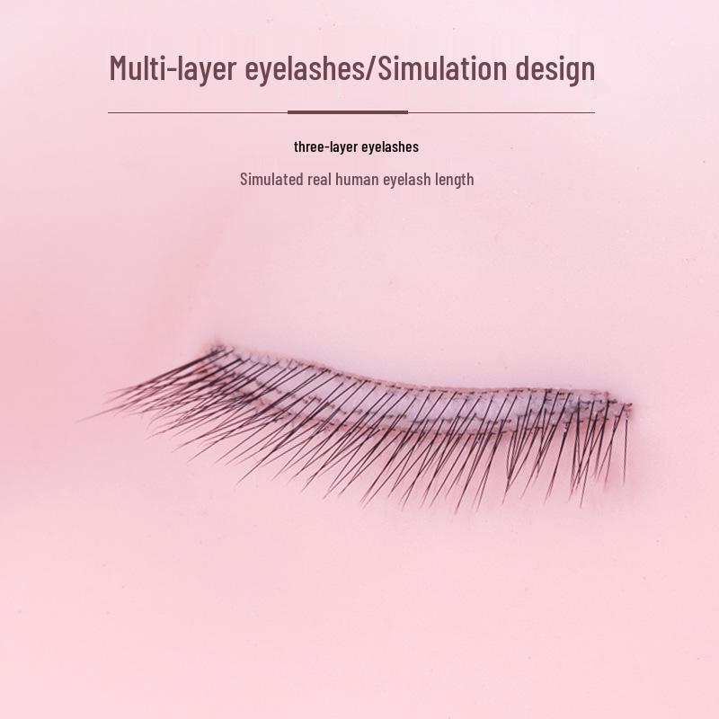 Μανεκέν Πρακτικής Βλεφαρίδων Τριών Στρώσεων με Αντικαταστάσιμα Βλέφαρα για Εκπαίδευση Επέκτασης Βλεφαρίδων.