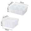 4/6 Grids Refrigerator Storage Box Onion Ginger Garlic Vegetable Drainage Basket Ingredients Storage Container Kitchen Organizer