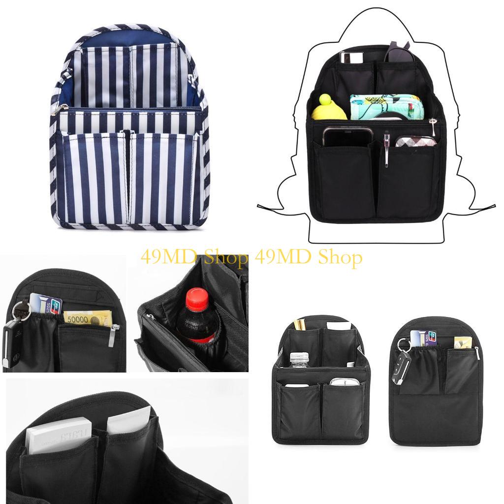 49MD Backpack Insert Bag Gadget Multi-Pocket Handbag for Case