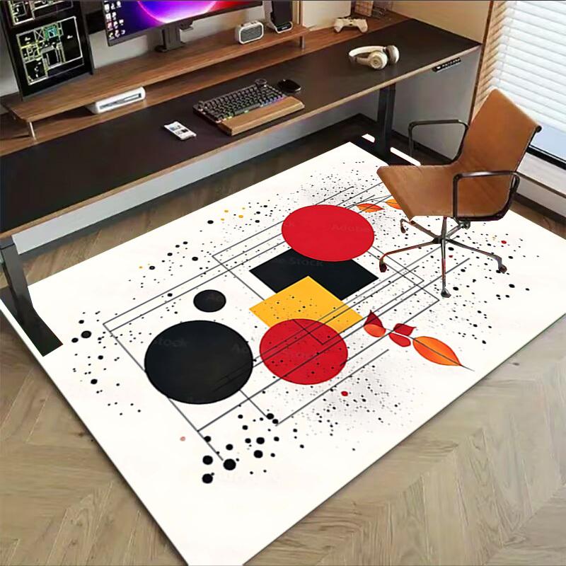 1PC Abstract Art Extra Large Non Slip Floor carpet, Office, family, bedroom, Studio Large Area Rug Indoor Rugs, , Vibrant Colors