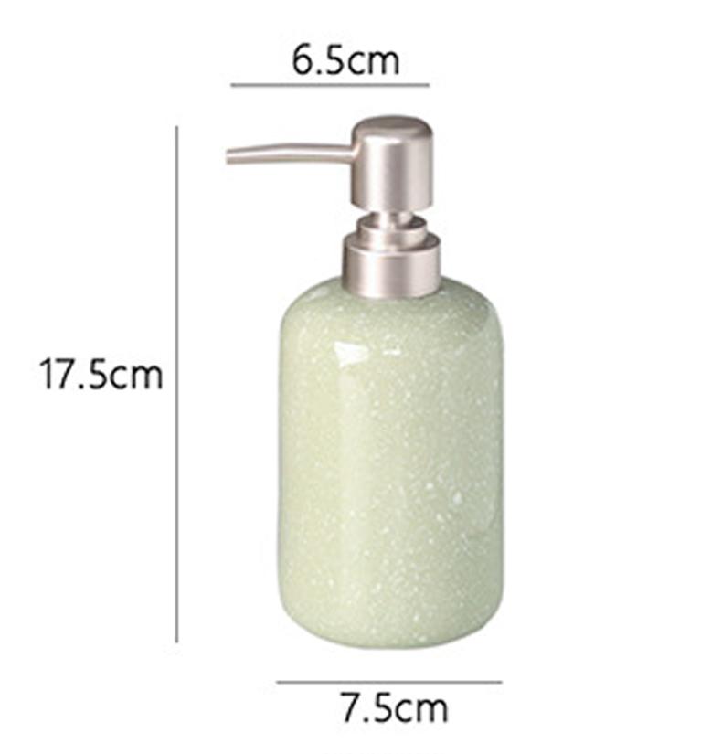 Nordic Solid Color Stone Ceramic Emulsion Is Bottled In Simple Bathroom and Bottled In Hotel and Homestay Bathroom Supplies