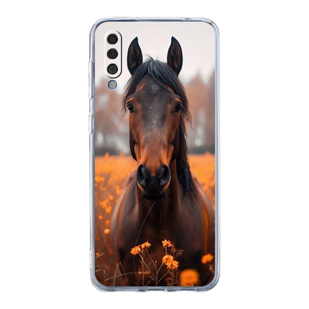Phone Case For Samsung A56 A36 A26 A16 A14 A12 A22 A32 5G A34 A42 A52 A54 A50 A70 A40 A20E A20S A04S A06 Cover Horses Galloping