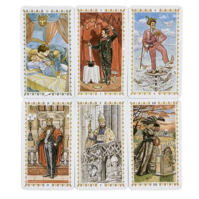 Tarocchi romantici 78 carte mazzo Fate Divinazione Oracle Party Gioco da tavolo Carta da gioco