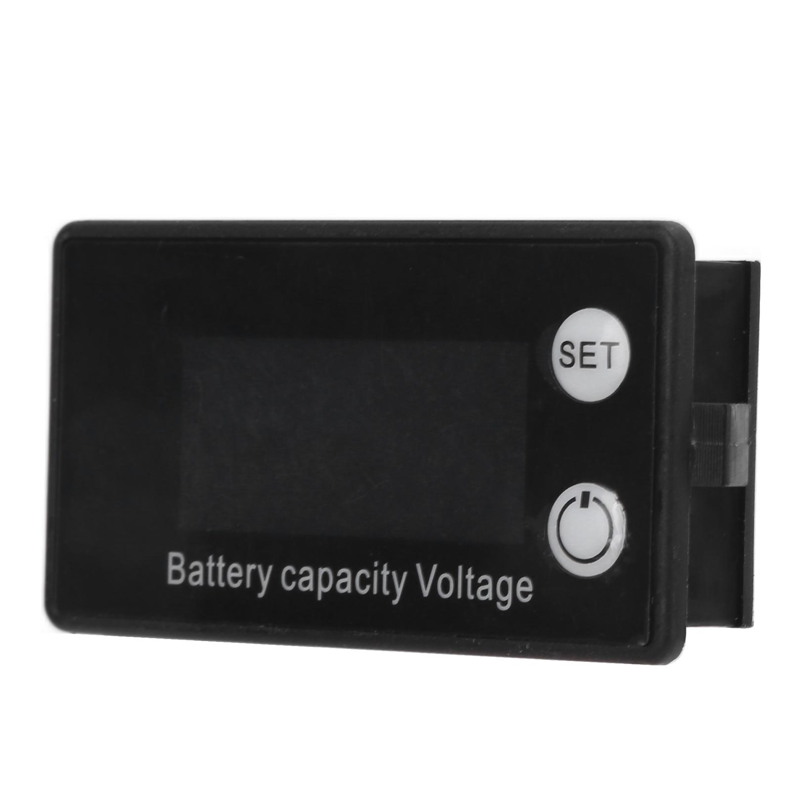 

LCD Color Screen DC Voltmeter Portable Battery Capacity Tester for Electromobile DC8‑100V