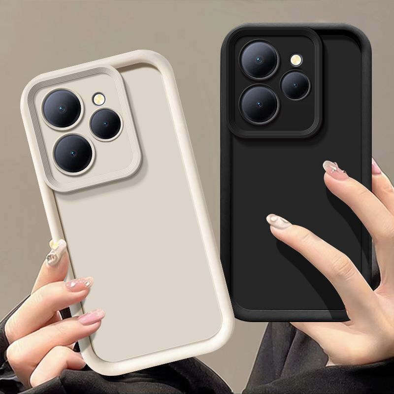 Für Infinix Smart 8 Hülle Infinix Smart 8 HD Handyhülle Infinix Smart 8 Pro Abdeckung Smart 8 plus Mattes Rückseiten Cover Schutz Skin