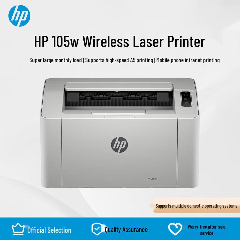 HP 115a Black and White Laser Printer CN plug (adapter included)