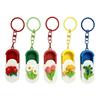 Mini Pill Organizer with Keychain Travel-Friendly Medicine Box for Daily Easy Storage