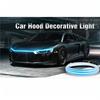 1pc Led Car Hood Lights Sequential Scan Universal Headlight Strip Car Decorative Atmosphere Lamp DRL Auto Daytime Running Lights Dome Lights 6