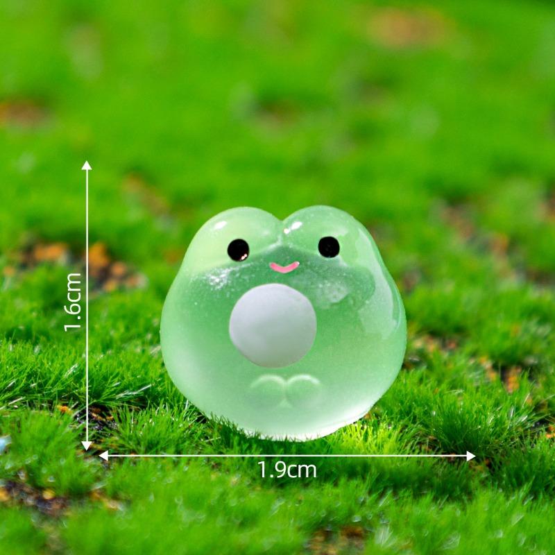Micro-landscape Luminous Cute Little Animals Tuantuan Mengli Garden Landscaping Decoration Accessories Mini Ornaments
