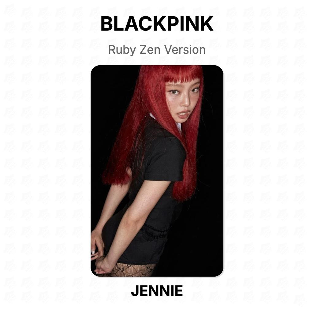 Fotocarte Ufficiale BLACKPINK Versione Ruby Zen