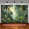 1Pcs Tropical Rainforest Decoration Background Winter Backdrop Decorations For Photo Studio Photo Booth Christams Party