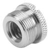 3/8 Inch Female to 5/8 Inch Male Screws Thrd Adapter for Microphone Stand for Mic Mount
