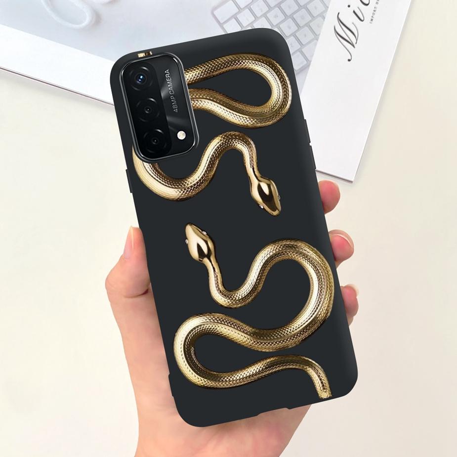 For Oppo A74 4G Case Oppo A54 A94 Cute Fashion Panted Cover Soft TPU Phone Case For Oppo A94 A 54 74 OppoA54 OppoA94 Fundas Capa