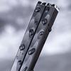 5Pairs Black Silver Healthy Chopsticks Set Korean Food Sushi Sticks Chopsticks Reusable Non-slip Chopsticks For Party Restaurant