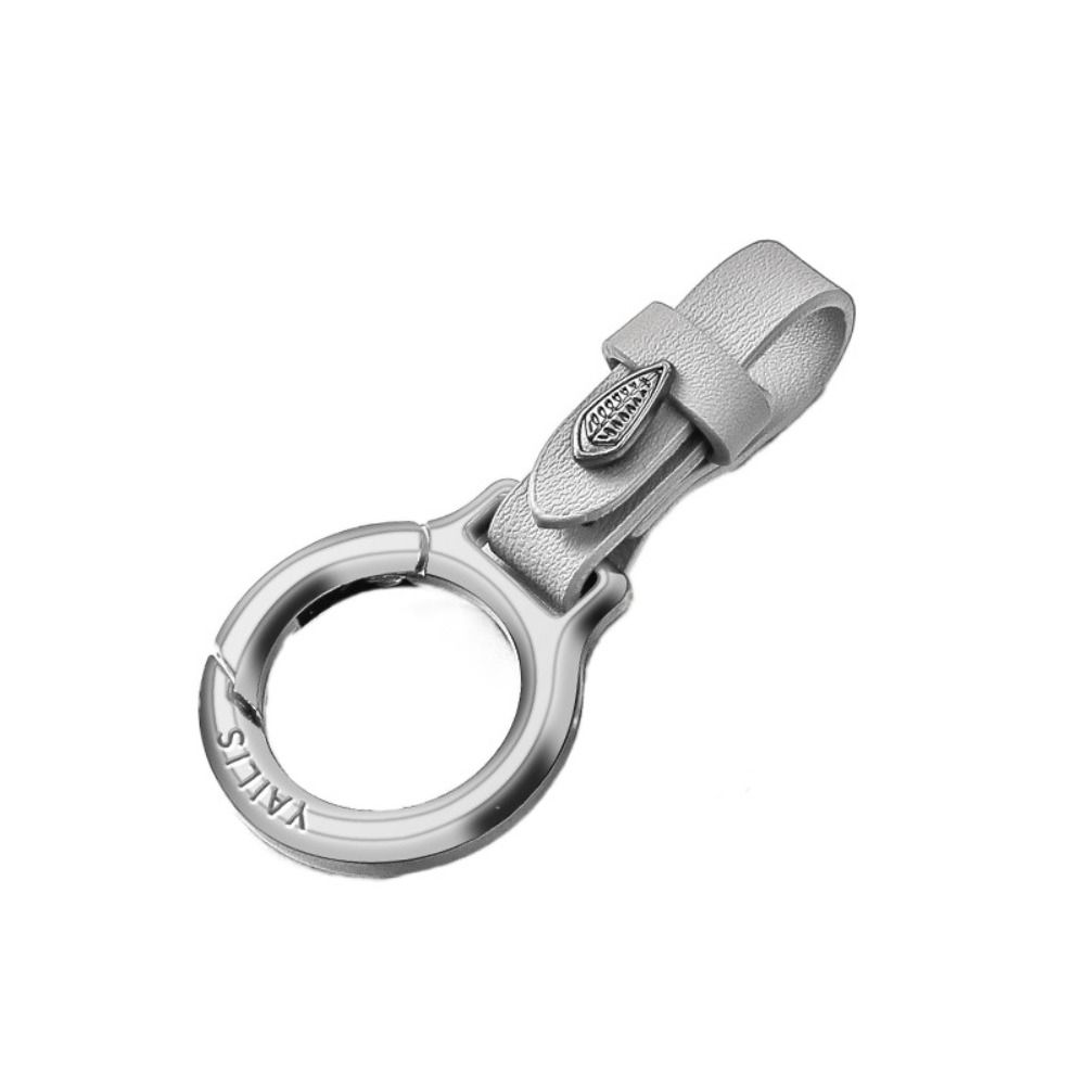 PU Leather Waist Hanging Keychain Simple Car Keychain Key Ring Keys Organizer  Car Auto Accessories