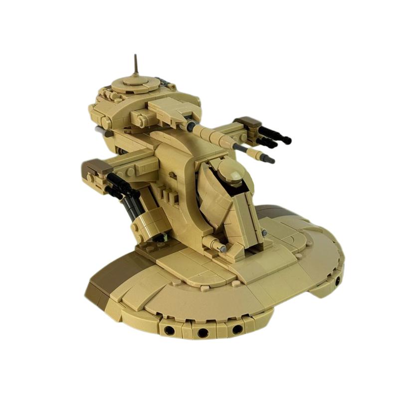 Buildmoc Space Wars Spaceship Tank AAT Fighter MOC Set Building Blocks Kits Toys for Children Kids Gifts Toy 667PCS Bricks