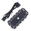 ARGB LED Hub 5V 3pin für nahtlose Integration mehrerer Geräte in benutzerdefinierter PC-Umgebung Desktop ARGB-Management