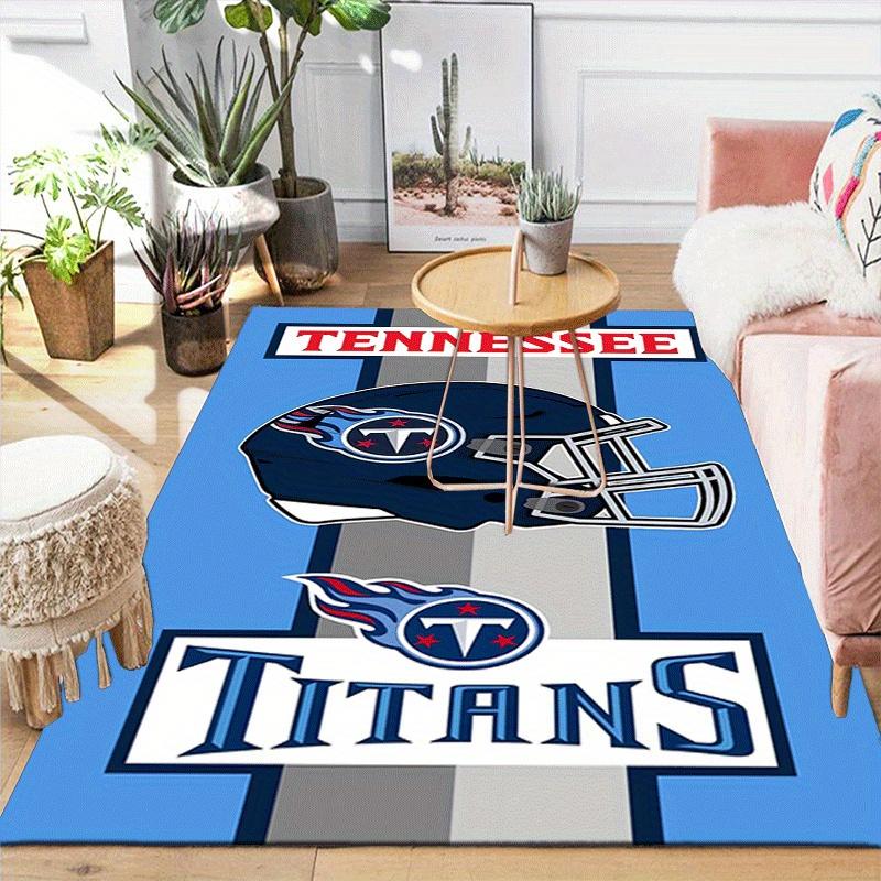 1pc Titans Pattern Area Rug, Anti slip Non Shedding Stain Resistant Carpet