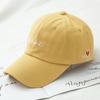 Polyester Cotton Blend Baseball Cap With Embroidered Letters For Stylish Look