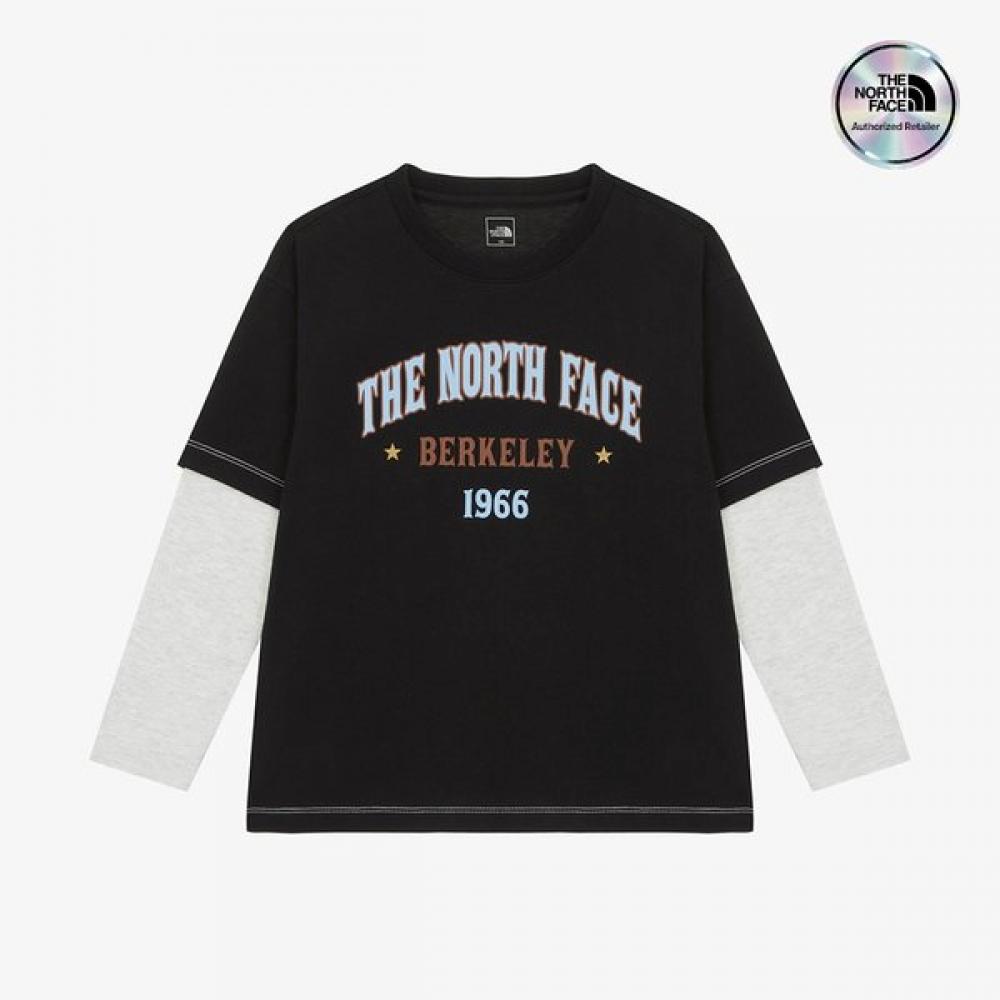 

The North Face Kids Camp Out Long Sleeve Tee Black Nt7tr52s BLACK/170