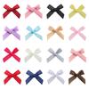50pcs 4*3.5cm Colorful Ribbon Bows Small Size Polyester Handmade Bowknot For DIY Wedding Christmas Party Gift Bouquet Decoration
