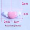 Pink Mini Clouds Glossy Resin Accessories - DIY Cream Glue for Phone Cases, Water Cups, Nail Art, and Earrings