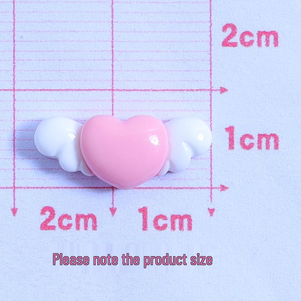 Pink Mini Clouds Glossy Resin Accessories - DIY Cream Glue for Phone Cases, Water Cups, Nail Art, and Earrings
