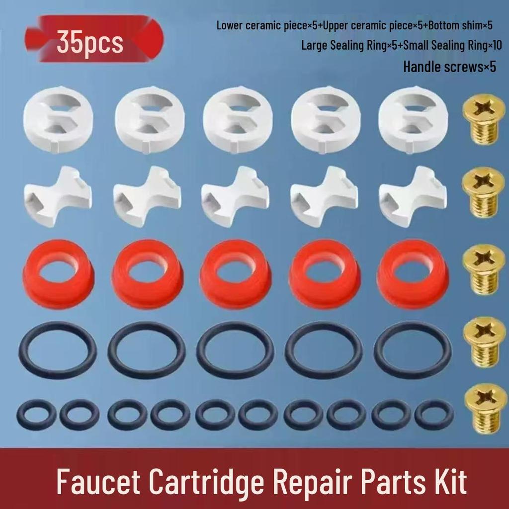 Universal Quick-Open Ceramic Valve: Hot/Cold Angle Valve for Bathroom Faucet Repair & Installation.