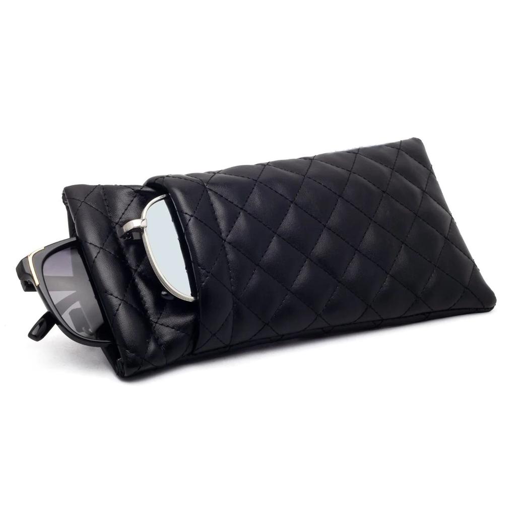 1Pack Universal Glasses Case For Men Women Fashion Pvc Eyeglasses Pouch Sturdy Lightweight Design Suitable Genders Daily