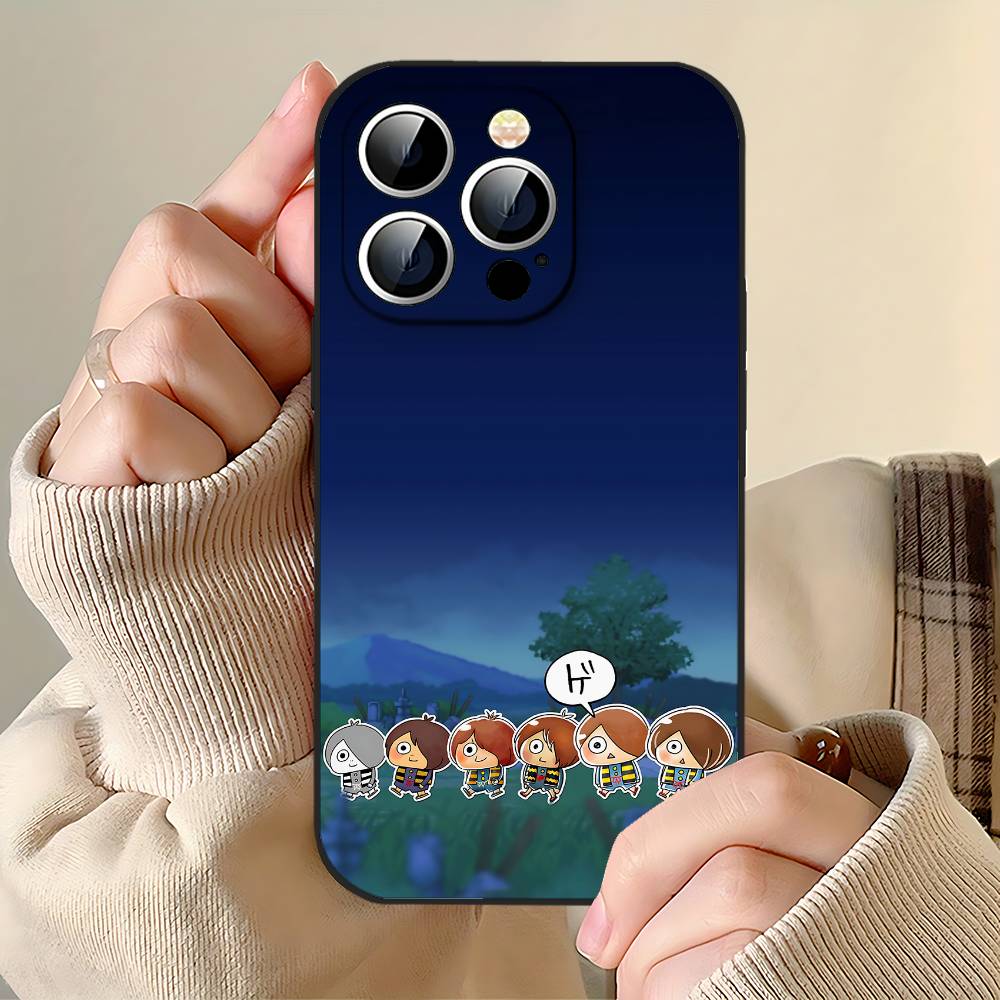 Comics G-Gegege No Kitaro Phone Case For IPhone 17 Pro 15 13 14 16 11 12 Pro Max Plus XR XS X SE Matte Soft Funda Silicone Cover