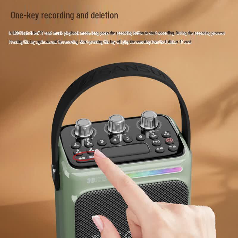 SANSUI T80 Portable Outdoor Bluetooth Speaker (CN version)