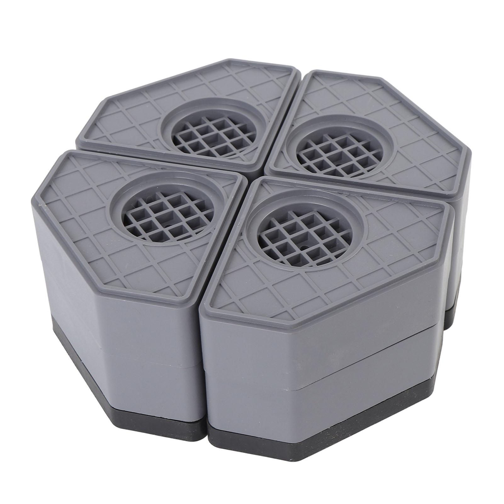 

4PCS Anti Vibration Pads for Washing Machine Shockproof Noise Canceling Universal Washer Dryer Stabilizer Support Feet To Stop Moving Walking