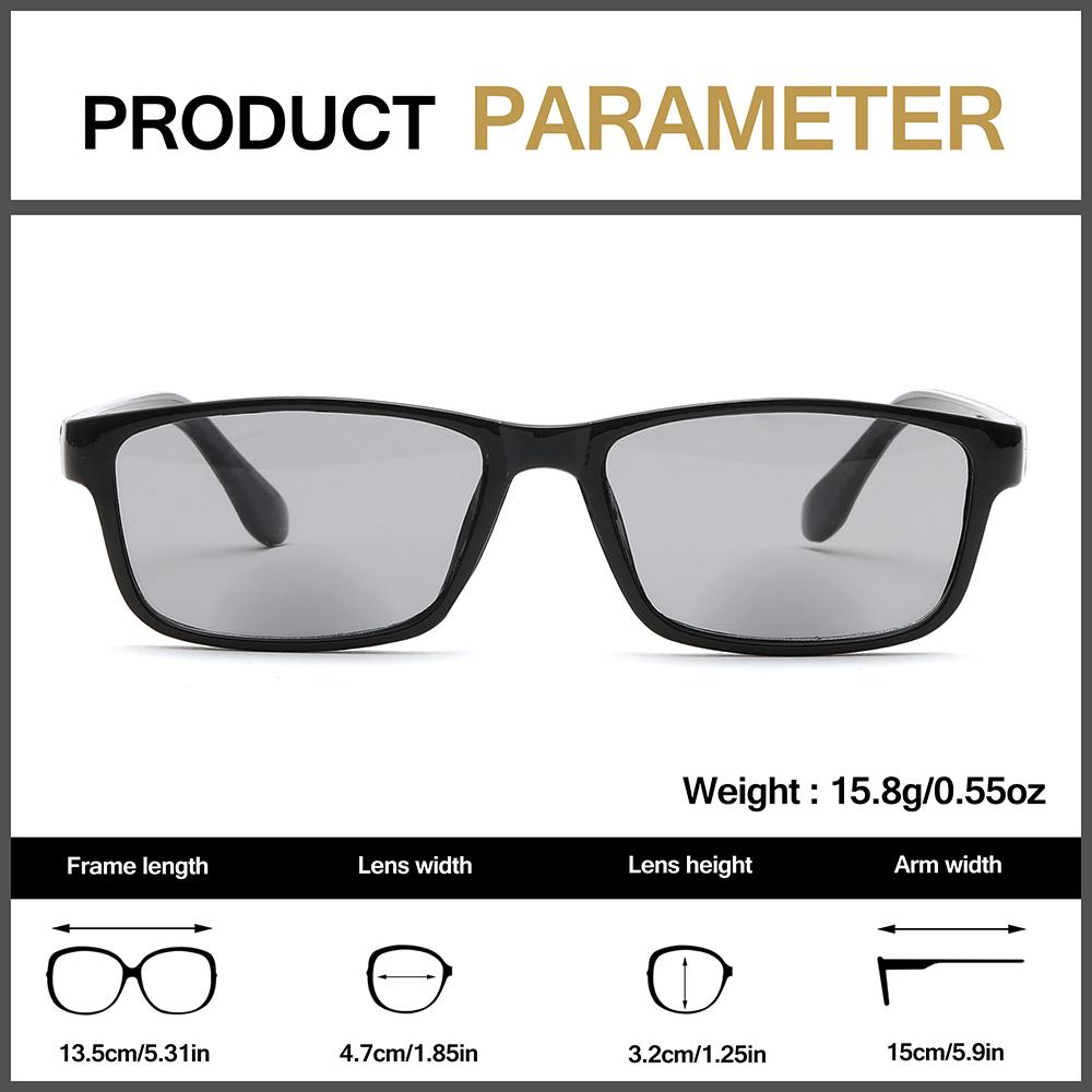 Lightweight Anti - Blue Light Progressive Multifocal Reading Glasses for Seniors UV400 Protection Comfortable