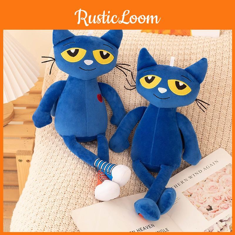 Book Picture Children Pete The Cat Plush Cute Blue Cat Comfort Doll Holiday Gift