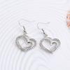 Princess Bride Bridesmaid Romantic Wedding Creative Necklace Earring Set Fashion Luxury Crystal Charm Jewelry Heart Accessories