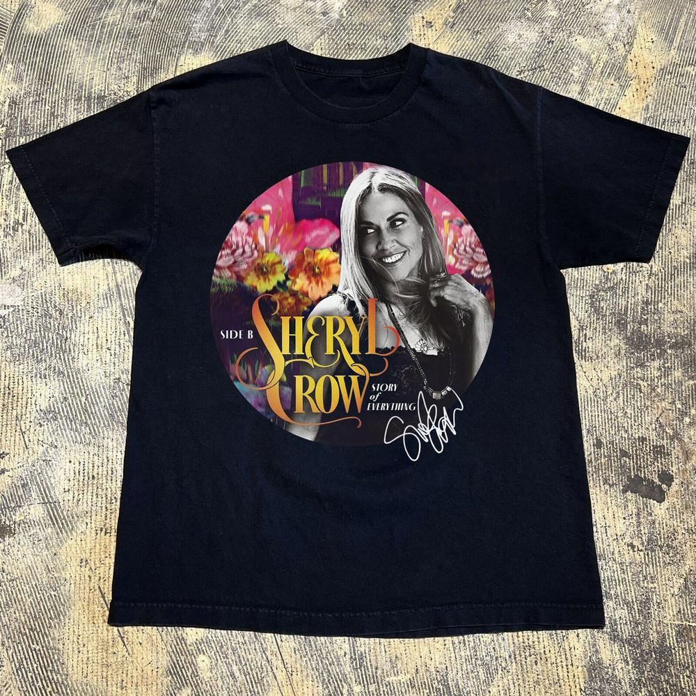 Sheryl Crow Story of Everything Black Tee Unisex TShirt Full Size Unisex T-Shirt XL