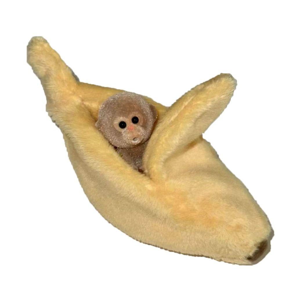 Cartoon Decor Monkey Banana Plush Yellow Color Doll Sleeping Bag Banana Doll Clothes Kids Toy