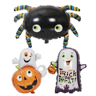 New Halloween Aluminum Film Balloon Ghost Festival Funny Layout Supplies