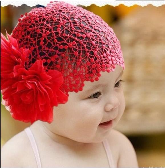 Neugeborenes Baby Kind Mädchen Elastisches Blumen-Stirnband Haarreif Haar-Accessoires